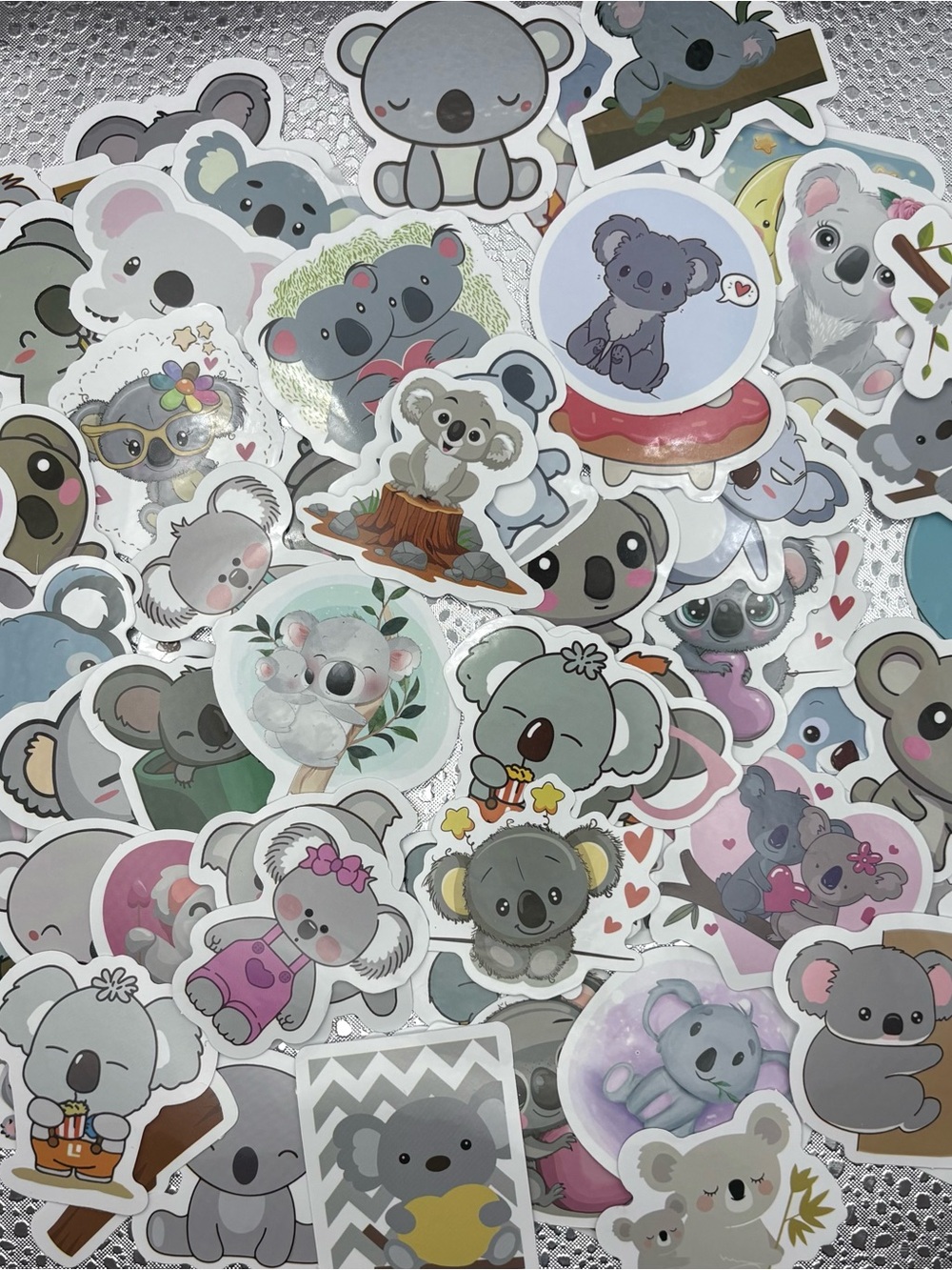 65+ Koala Stickers Waterproof Vinyl for Water Bottles Notebooks Skateboards Arts